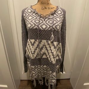 soft and cute look for the winter! not thick but has a light feeling. keeps warm